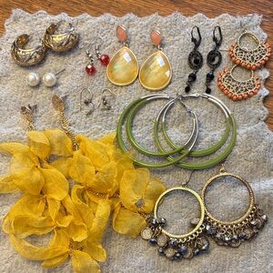 Fashion earrings lot 10 pair